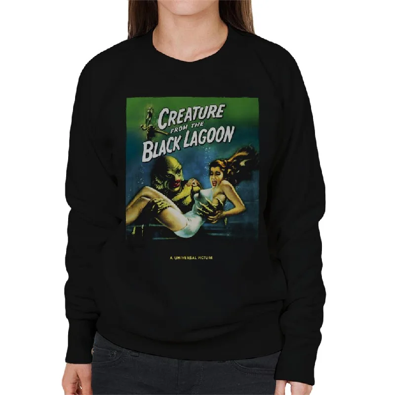 The Creature From The Black Lagoon Carrying Kay Women's Sweatshirt Printed Hoodies for Women
