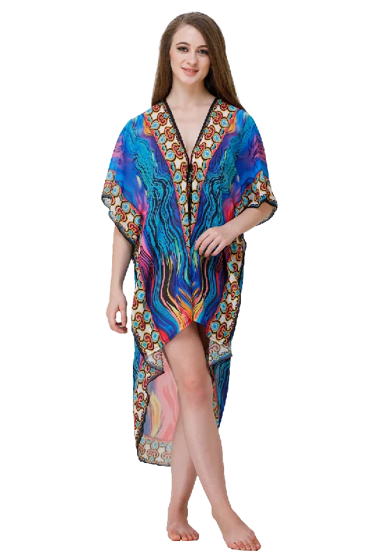 Digital (Sheer) Long Kimono Everyday wear unclassified dresses