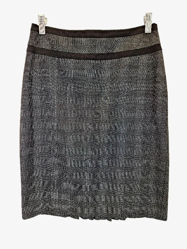 Review Office Style Basic Midi Skirt Size 8