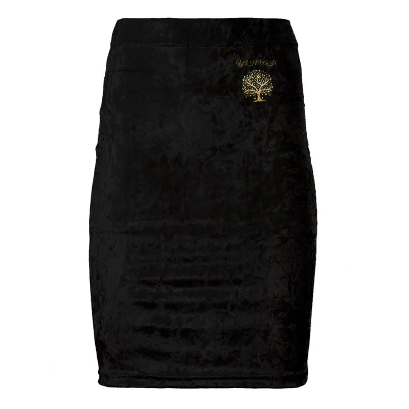 Yahuah-Tree of Life 01 Designer Pencil Mini Skirt